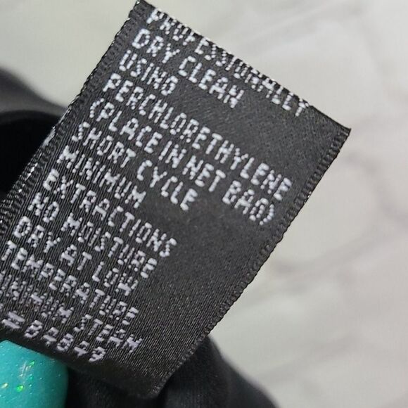 Carmen Marco Valvo Silk Black Sequined Full Midi Pleated Luxe Skirt Designer Vtg - Picture 7 of 12